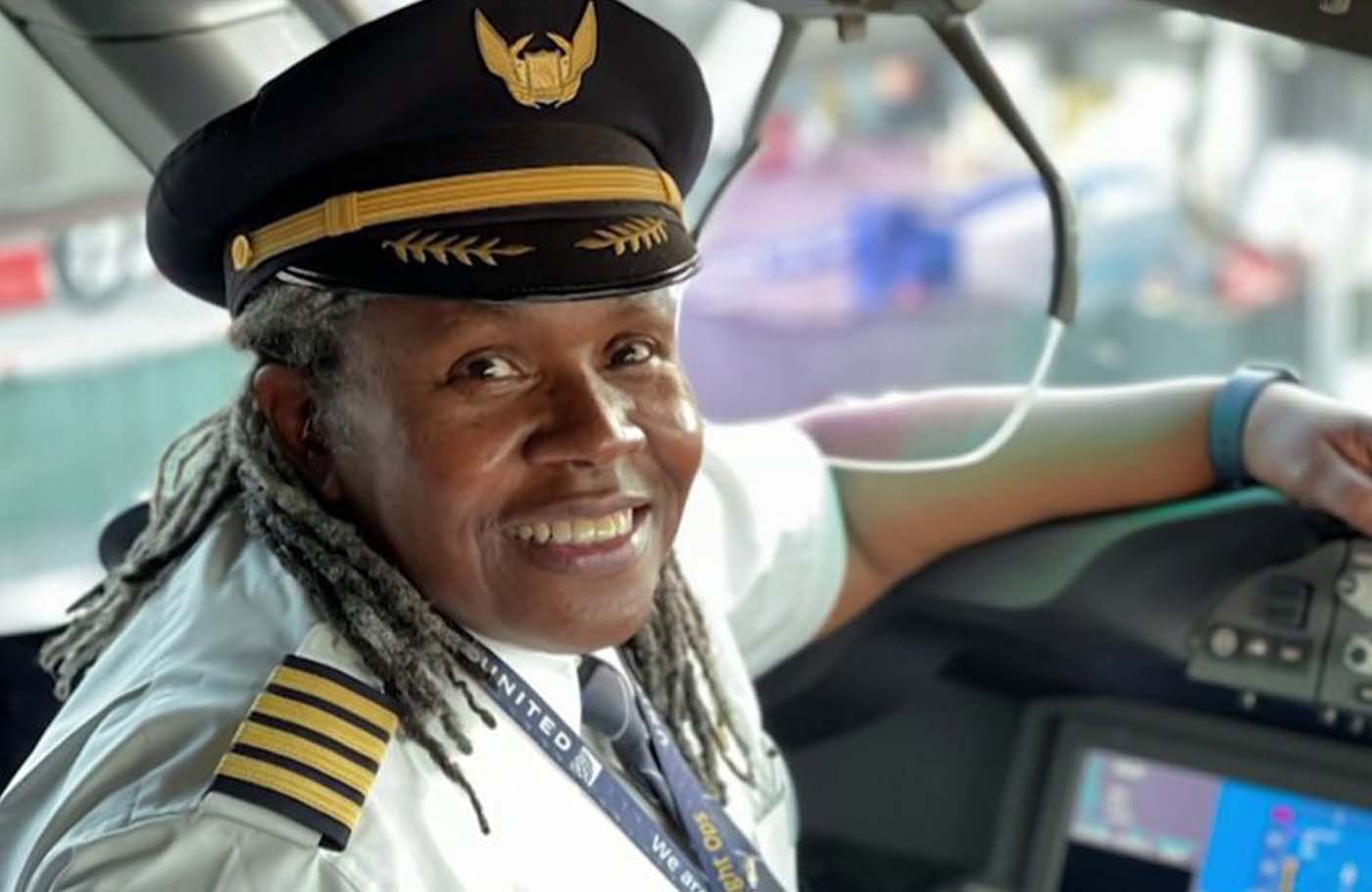 Featured image for the  Pioneering veteran pilot, the 1st Black woman to fly for the Air Force, retires from commercial flying page